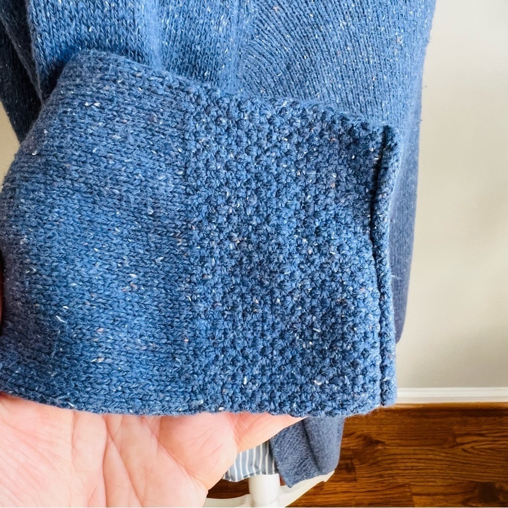 J. Jill Basic Knit Pullover With Striped Insert S… - image 7